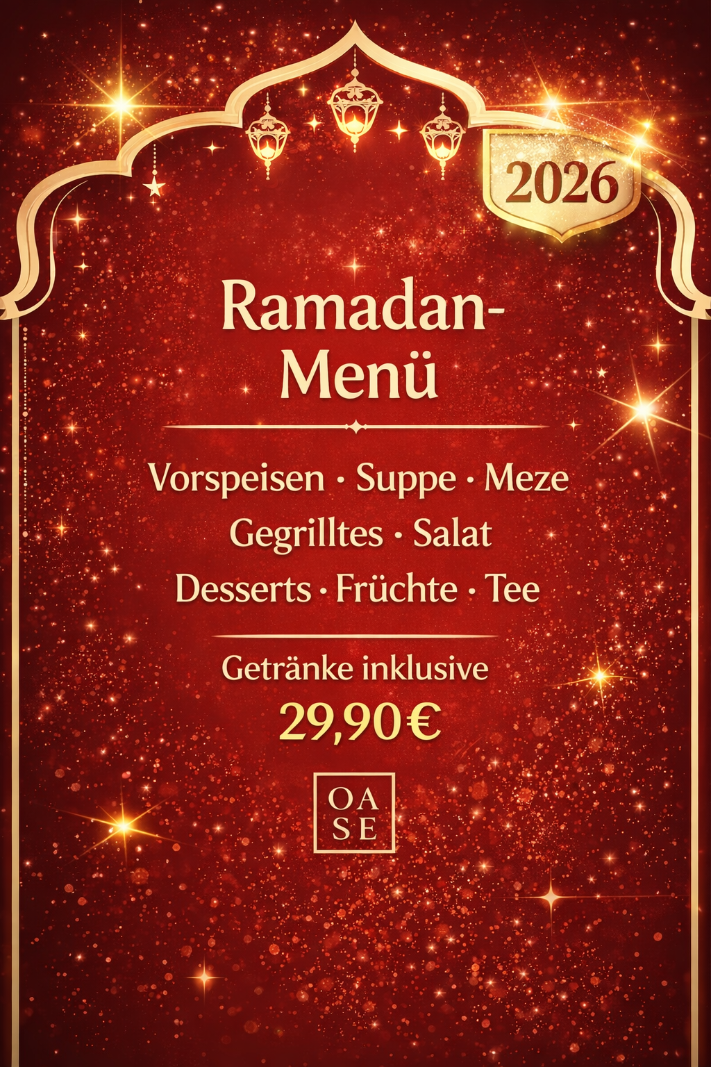 Iftar Wien Lokanta Oase Ramadan Menü 2026